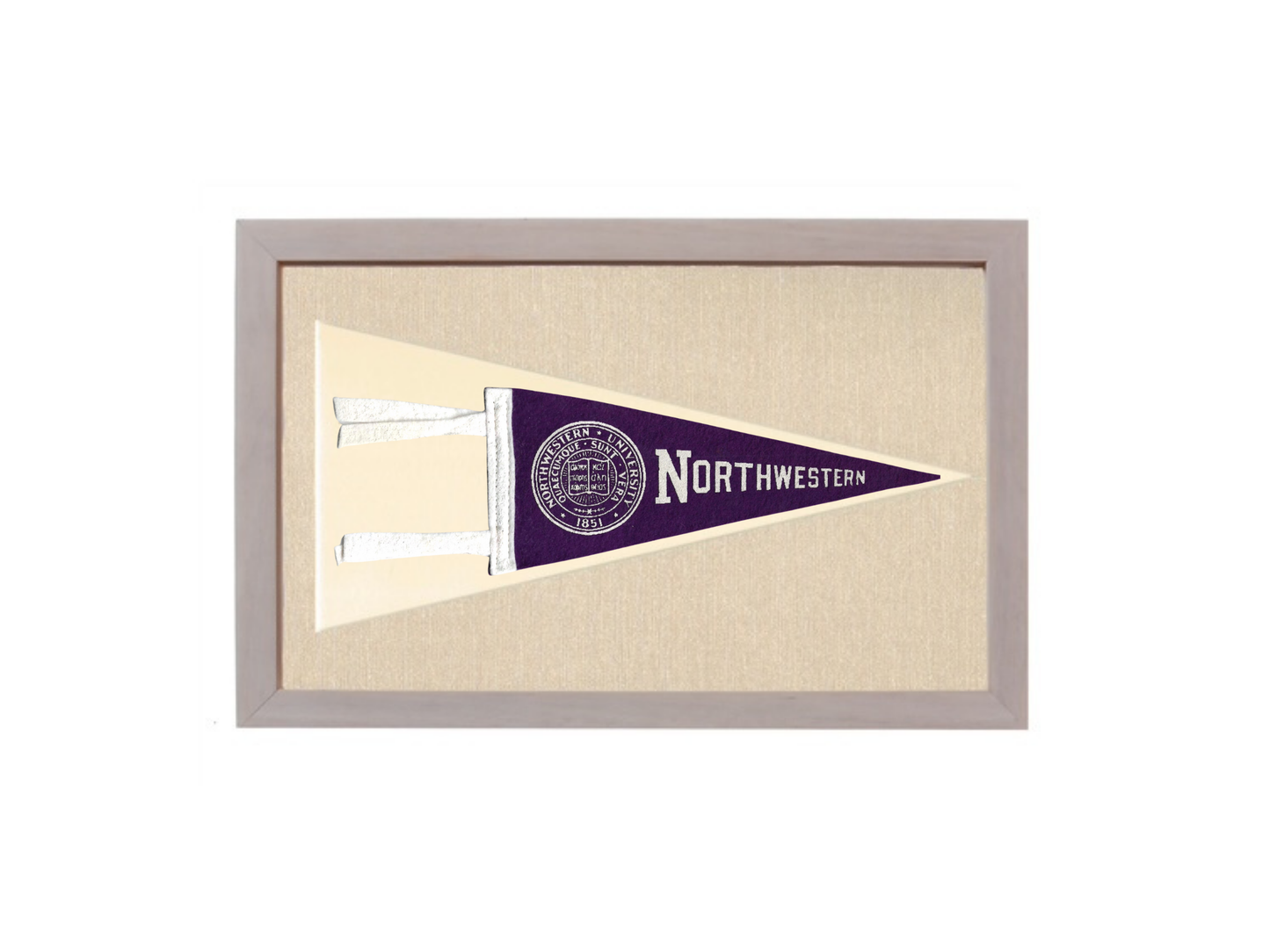 Vintage Northwestern University Pennant