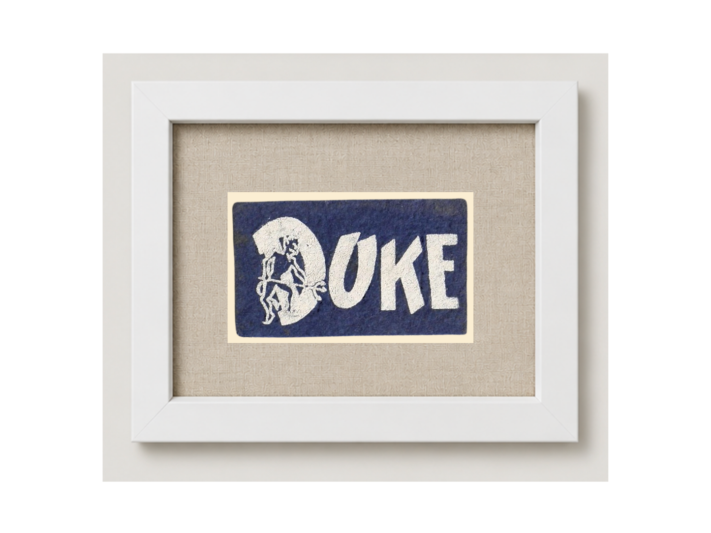 Vintage Duke University Pennant Candy Felt