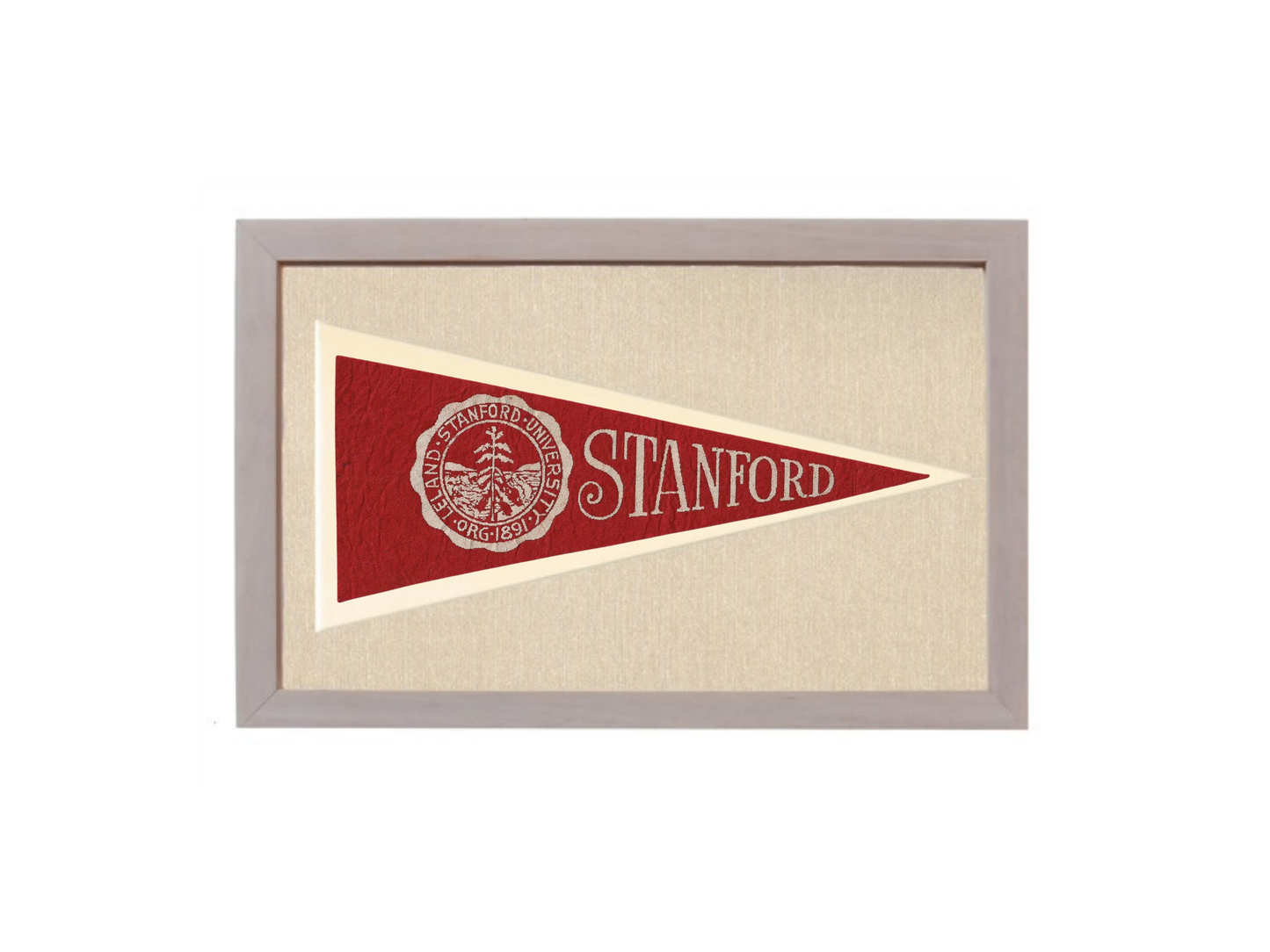 Vintage Stanford University Pennant