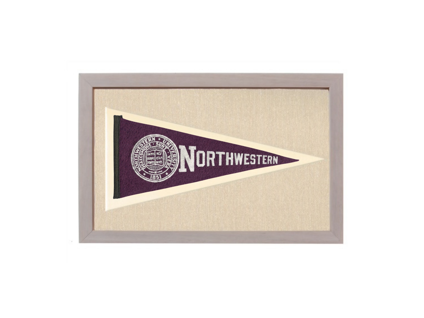 Vintage Northwestern University Pennant