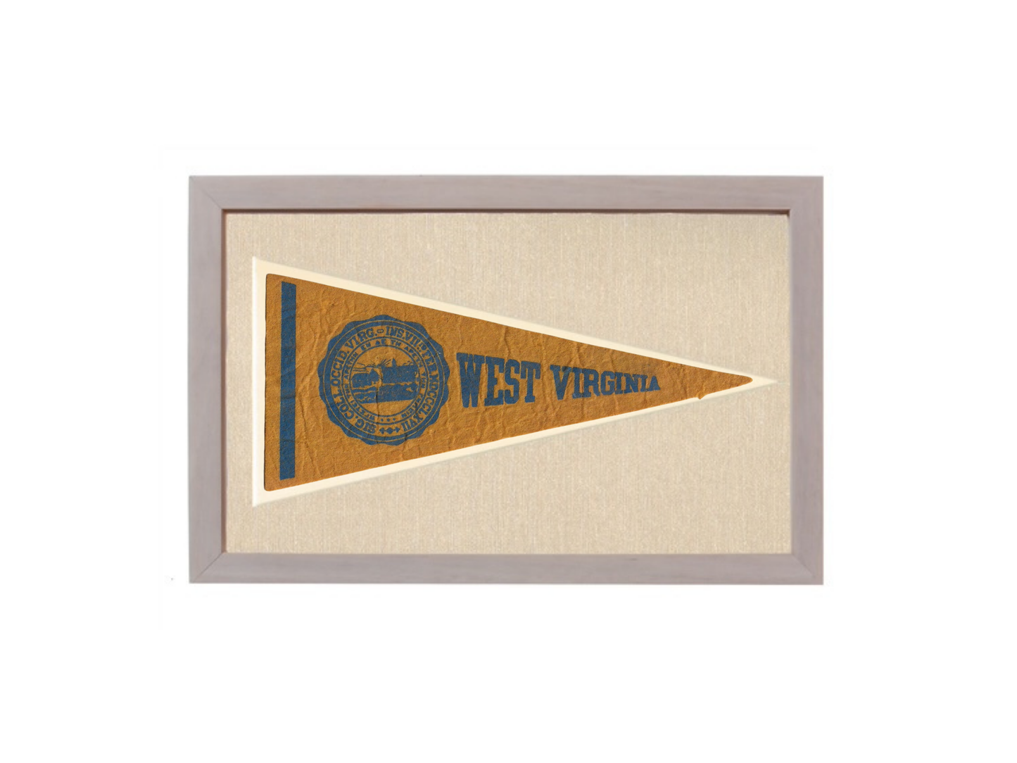 Vintage West Virginia Pennant