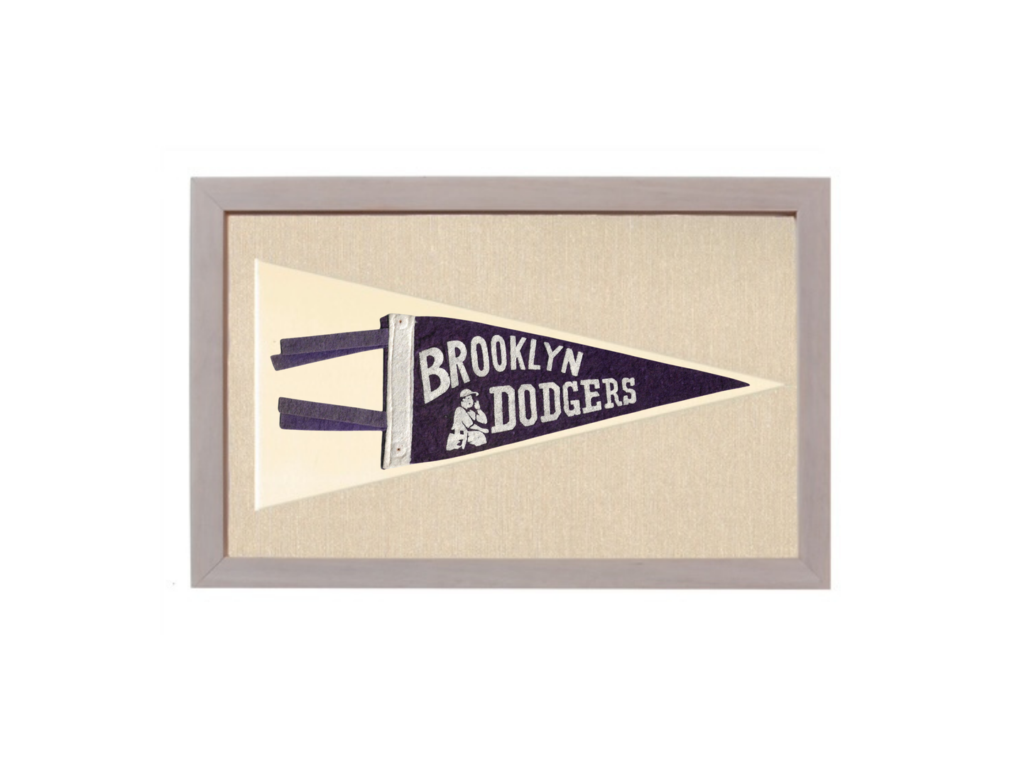 Vintage Brooklyn Dodgers Pennant