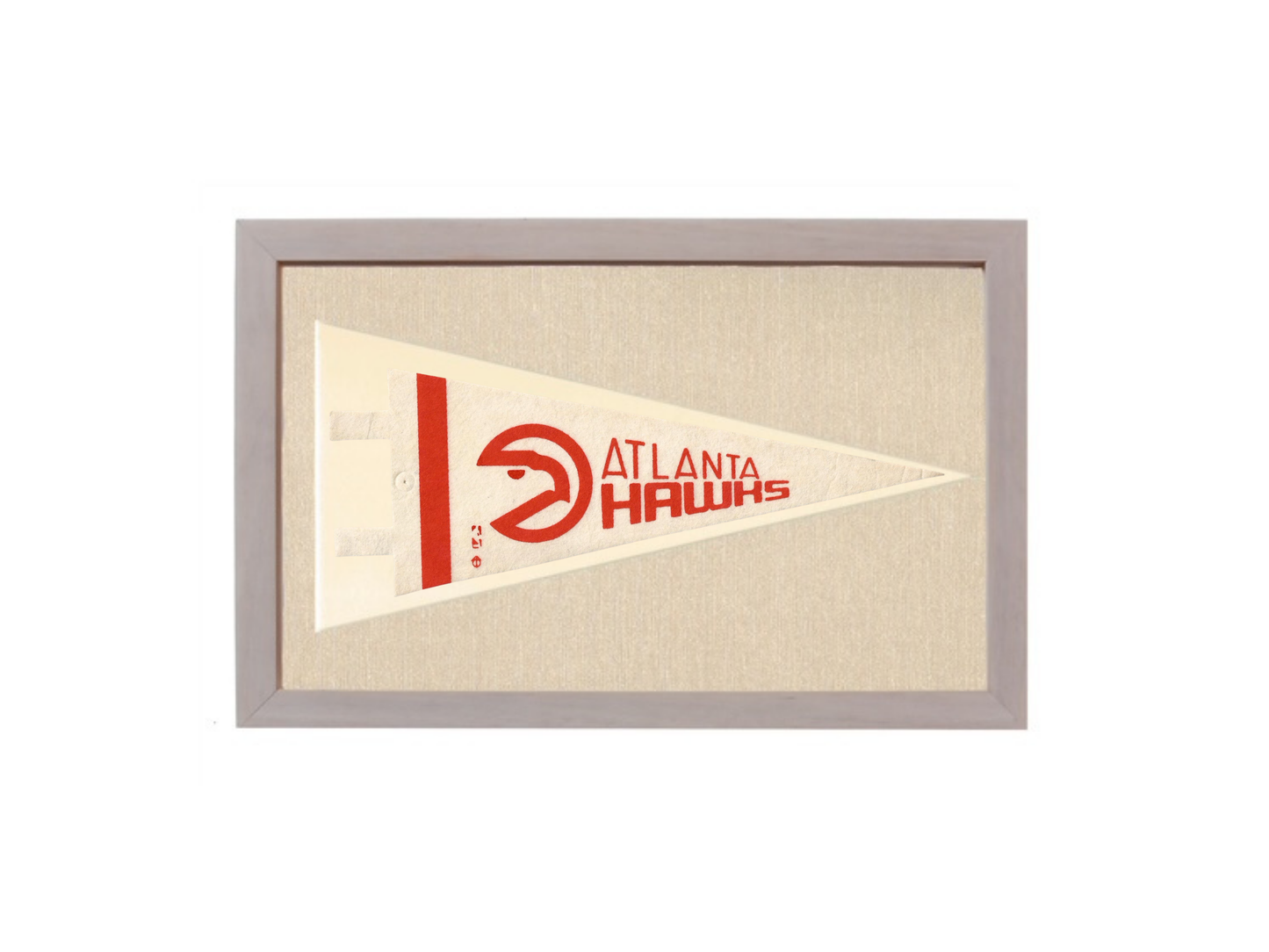 Vintage Atlanta Hawks Pennant