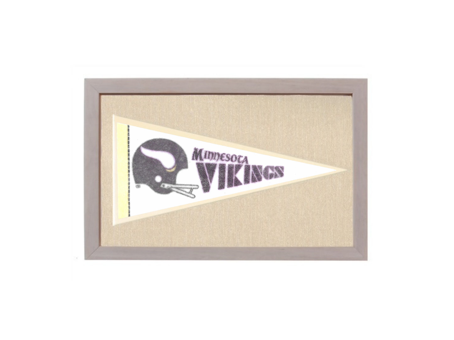 Vintage Minnesota Vikings Pennant