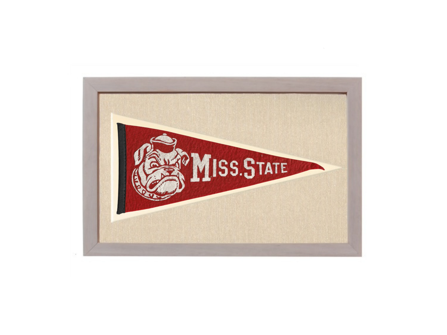Vintage Mississippi State College Pennant (circa 1940)