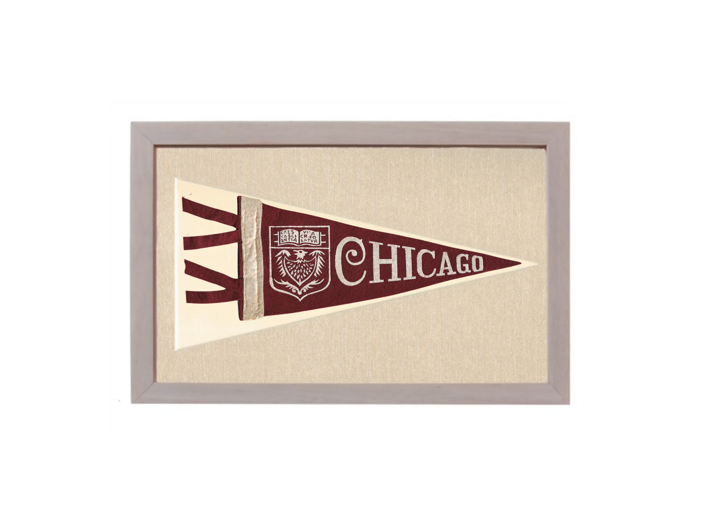 Vintage University of Chicago Pennant