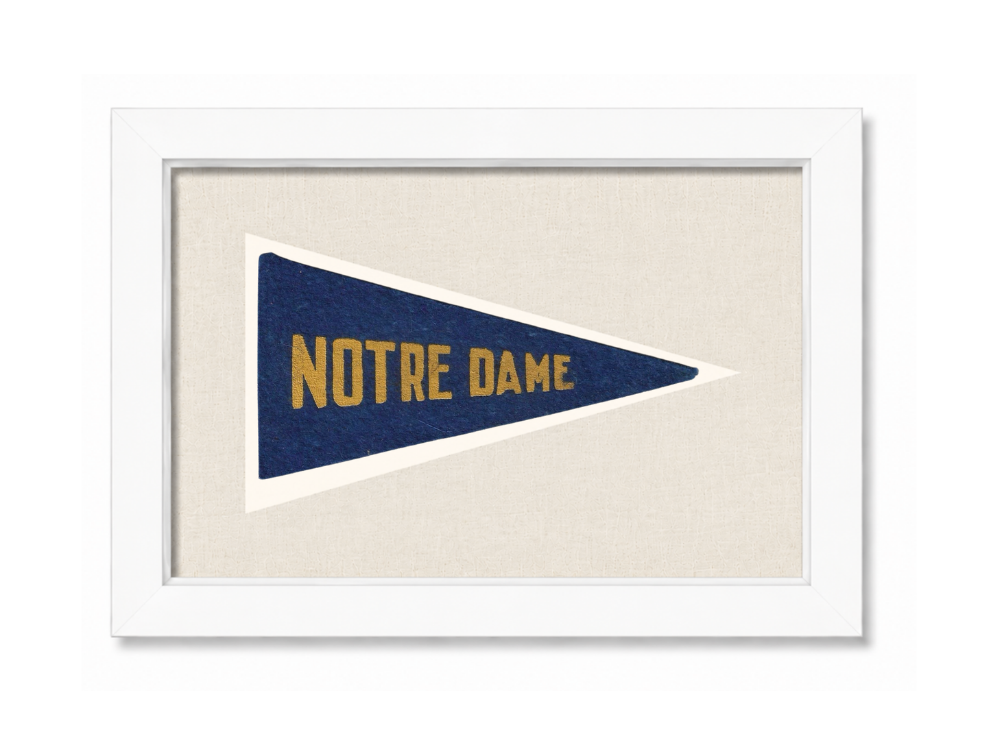 Vintage Notre Dame Pennant