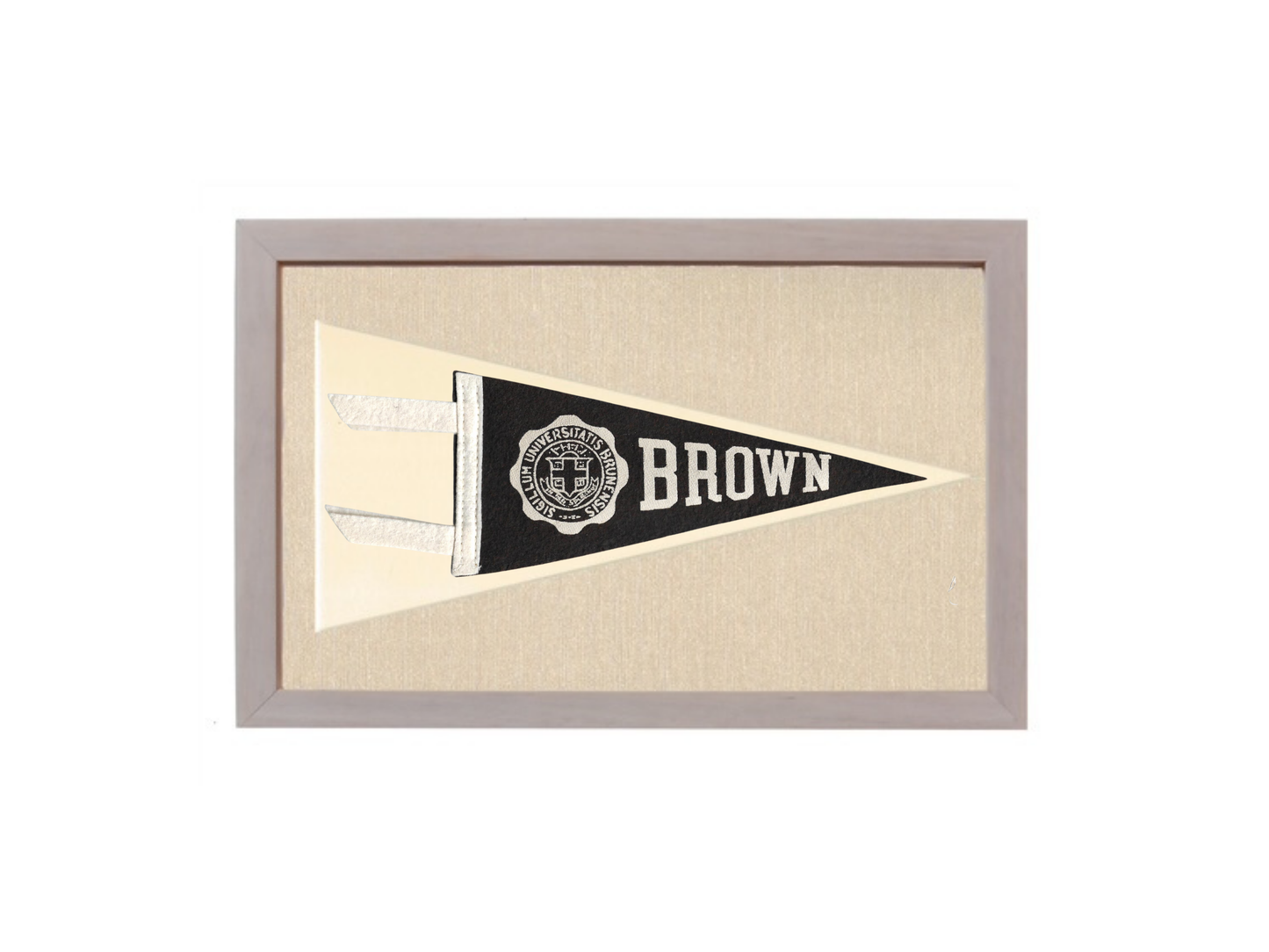 Vintage Brown Pennant