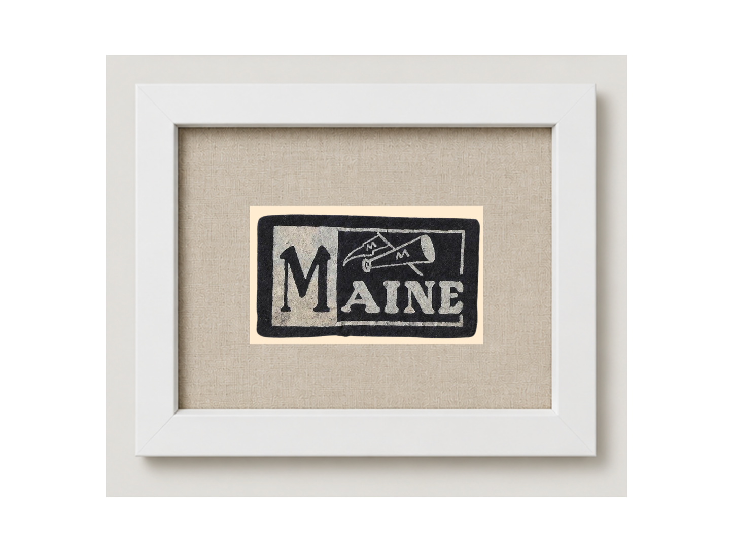 Vintage University of Maine Candy Felt