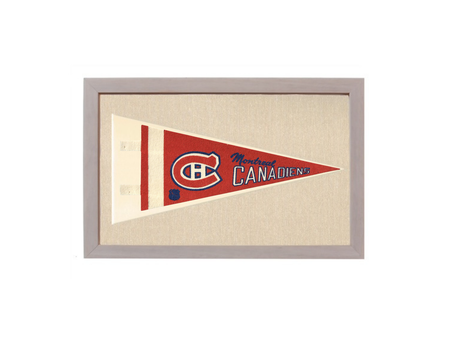 Vintage Montreal Canadiens Pennant