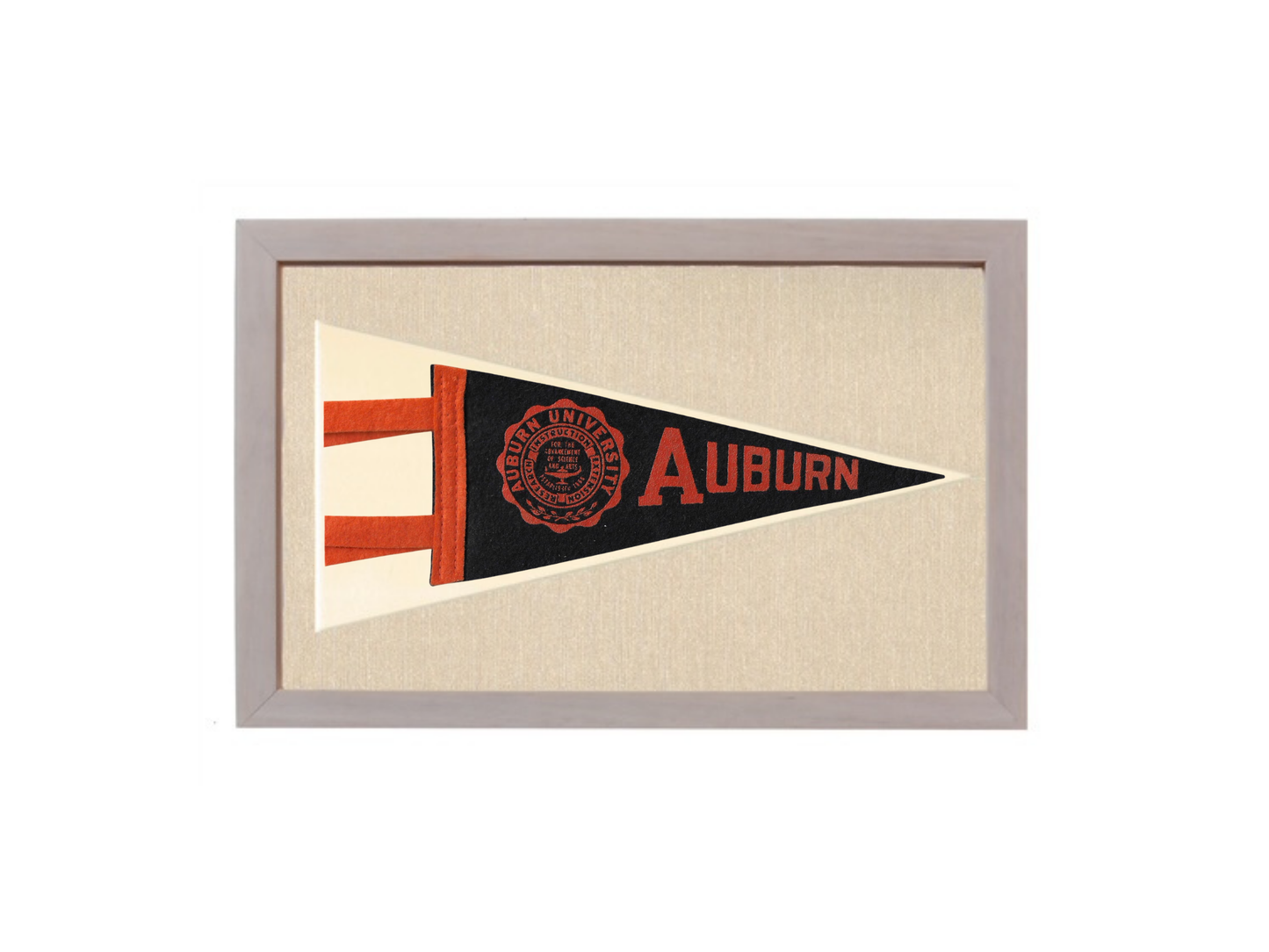 Vintage Auburn University Pennant
