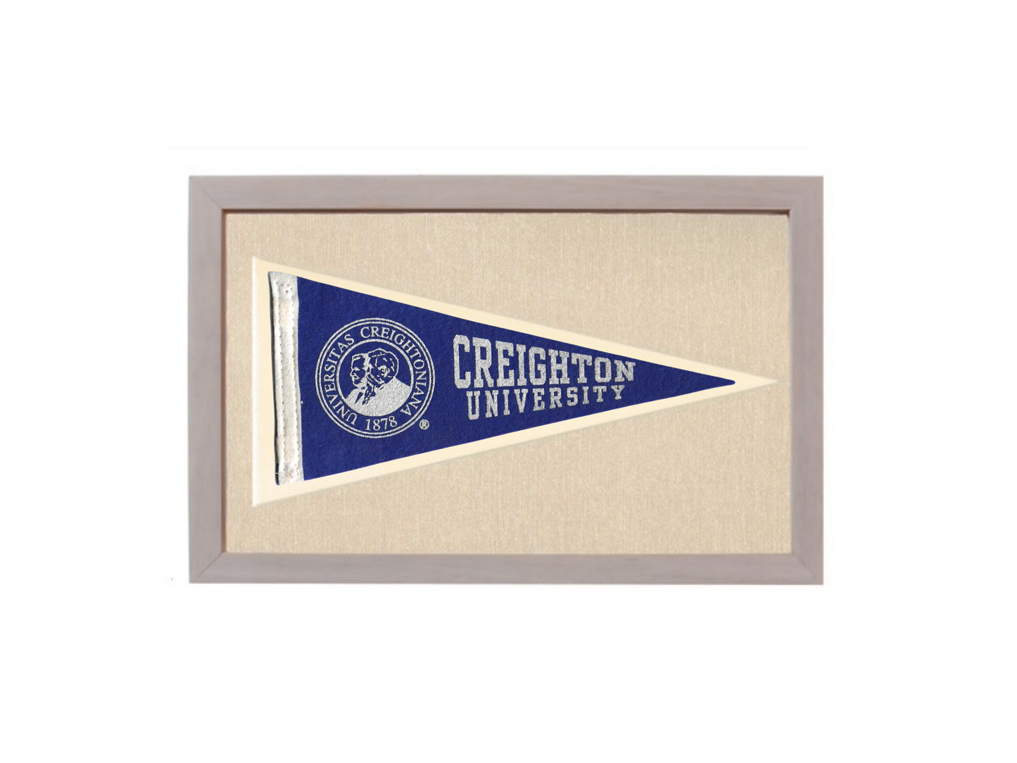 Vintage Creighton University Pennant