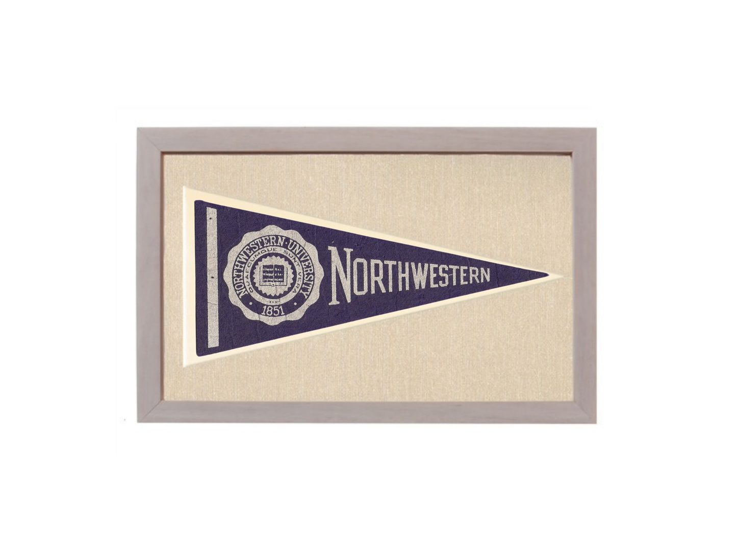 Vintage Northwestern University Pennant