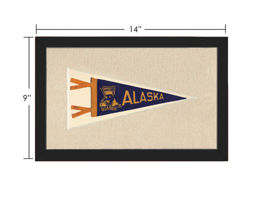 Vintage University of Alaska Pennant