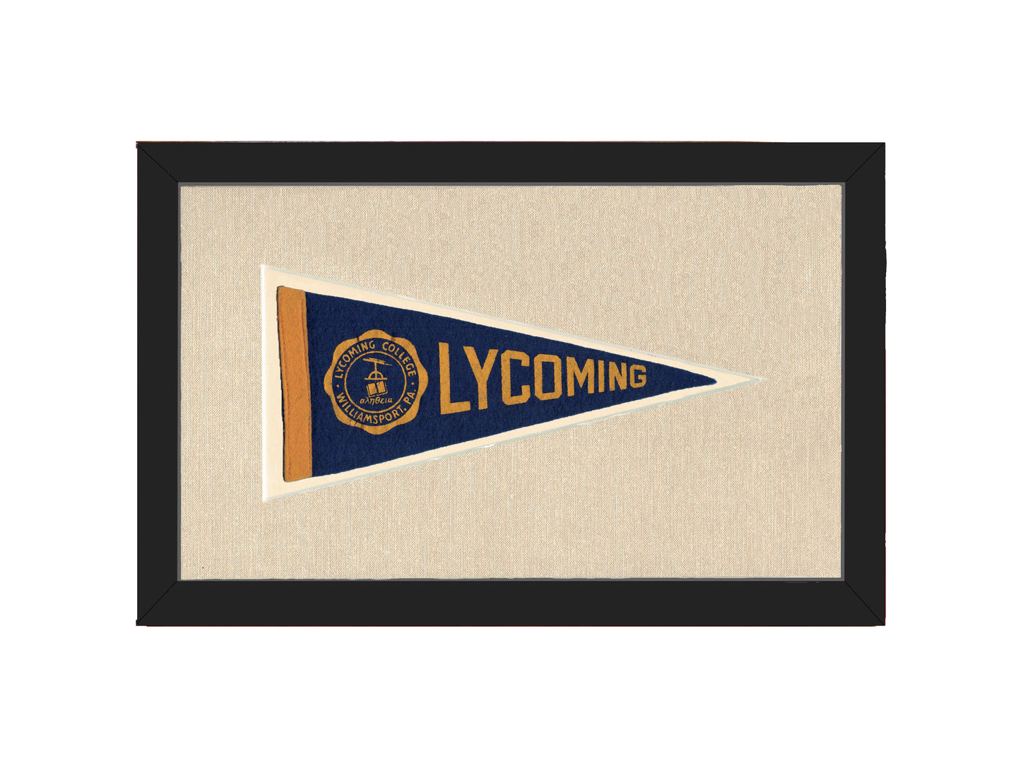 Vintage Lycoming College Pennant