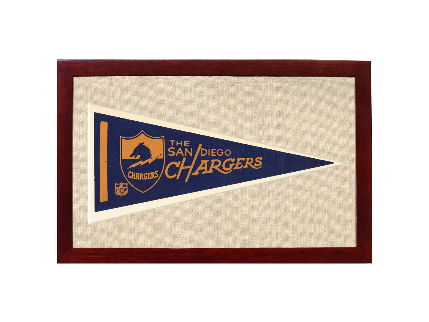 Vintage San Diego Chargers Pennant