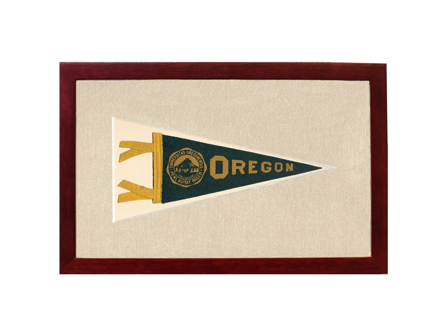Vintage University of Oregon Pennant