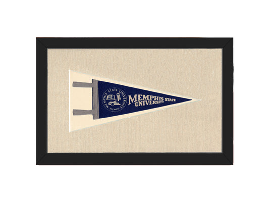 Vintage Memphis State University Pennant