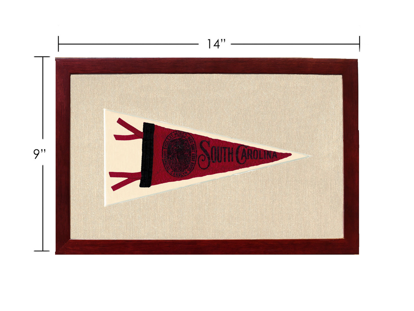 Vintage University of South Carolina Pennant