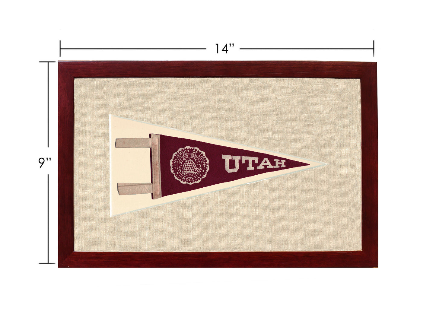 Vintage University of Utah Pennant