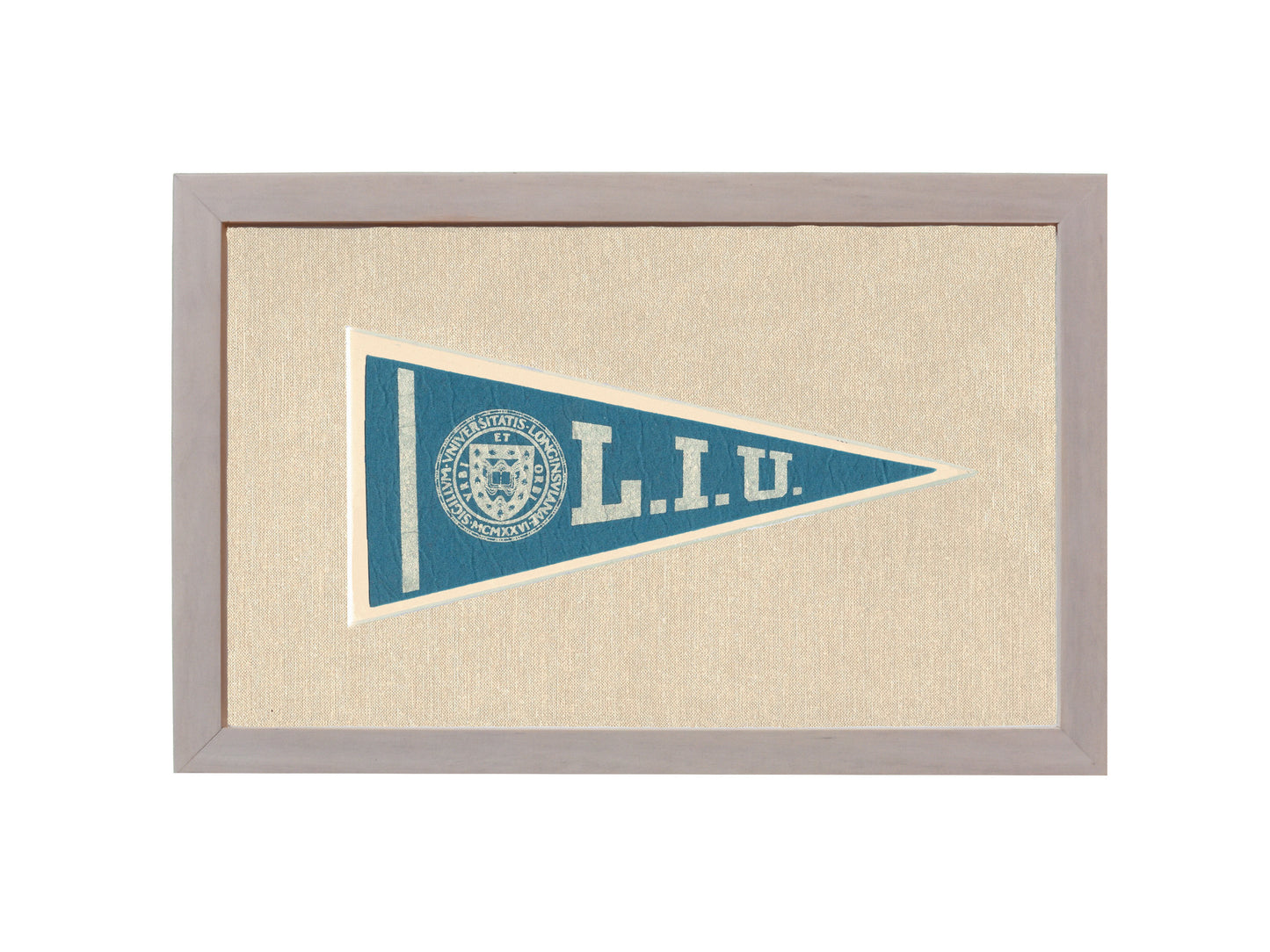 Vintage Long Island University Pennant