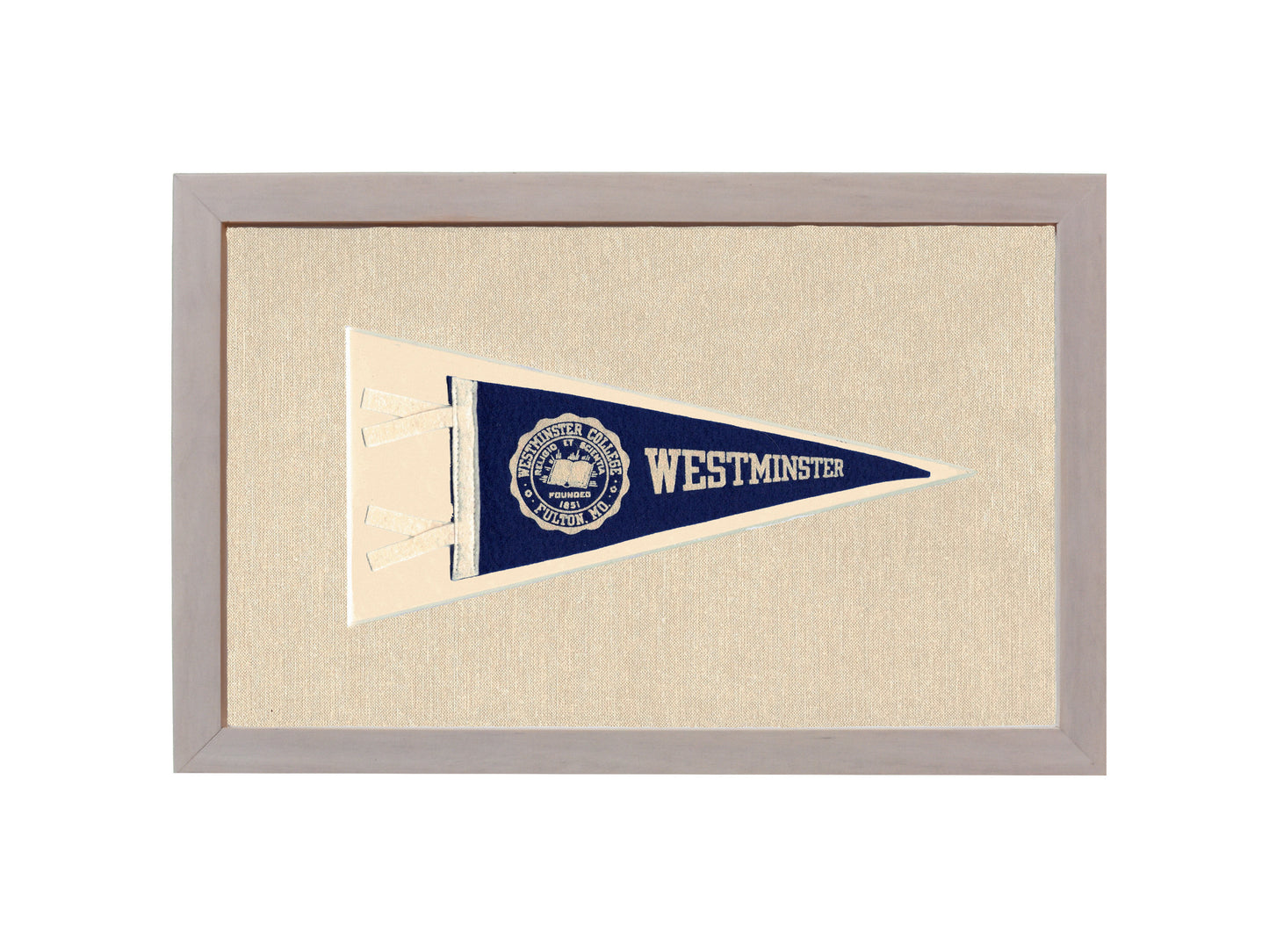 Vintage Westminster College Pennant