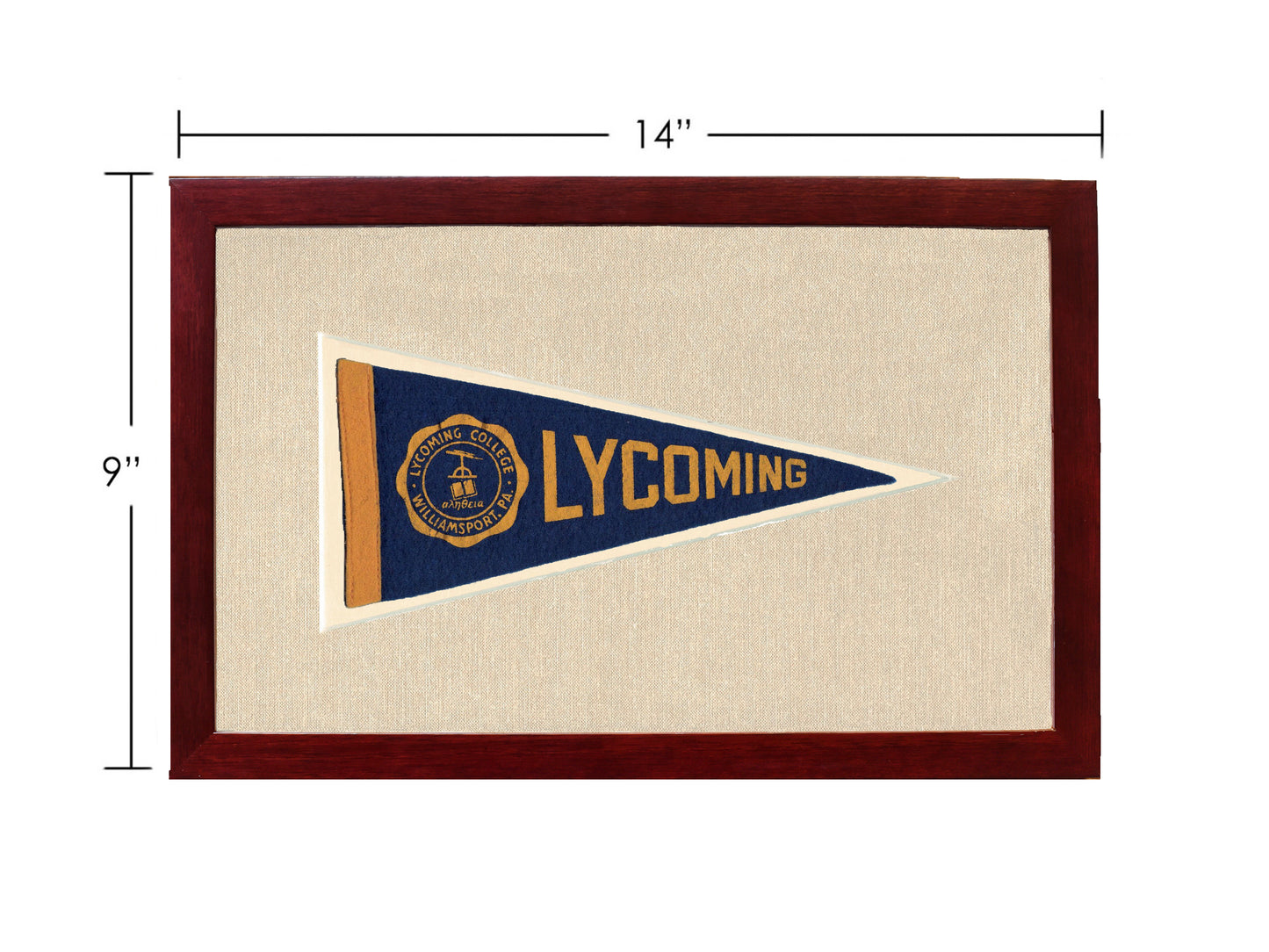 Vintage Lycoming College Pennant