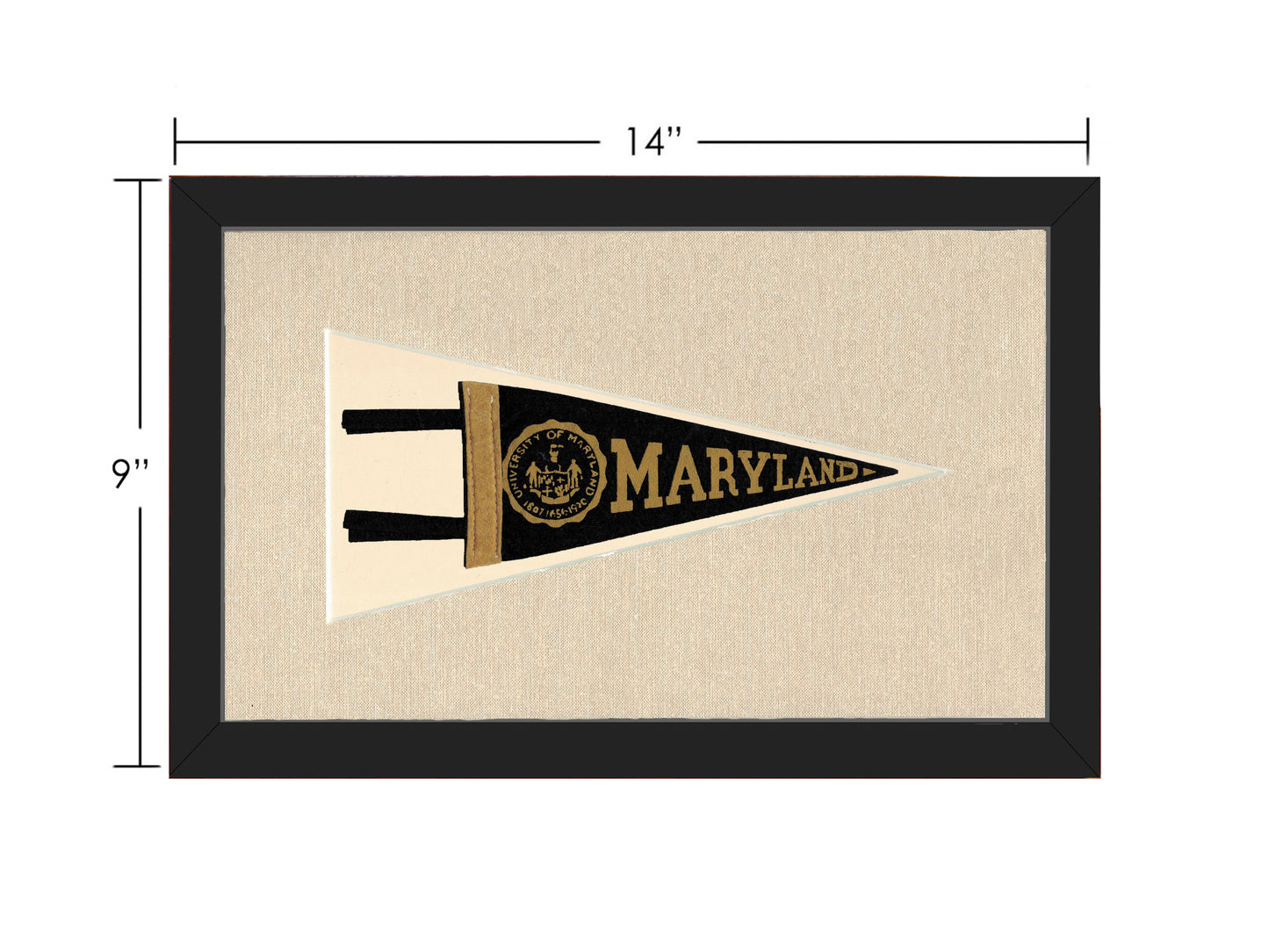 Vintage University of Maryland Pennant