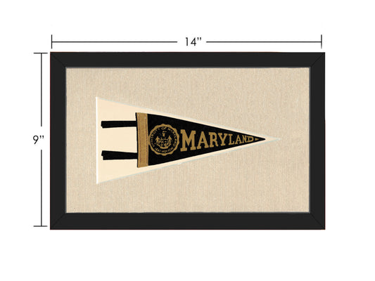 Vintage University of Maryland Pennant