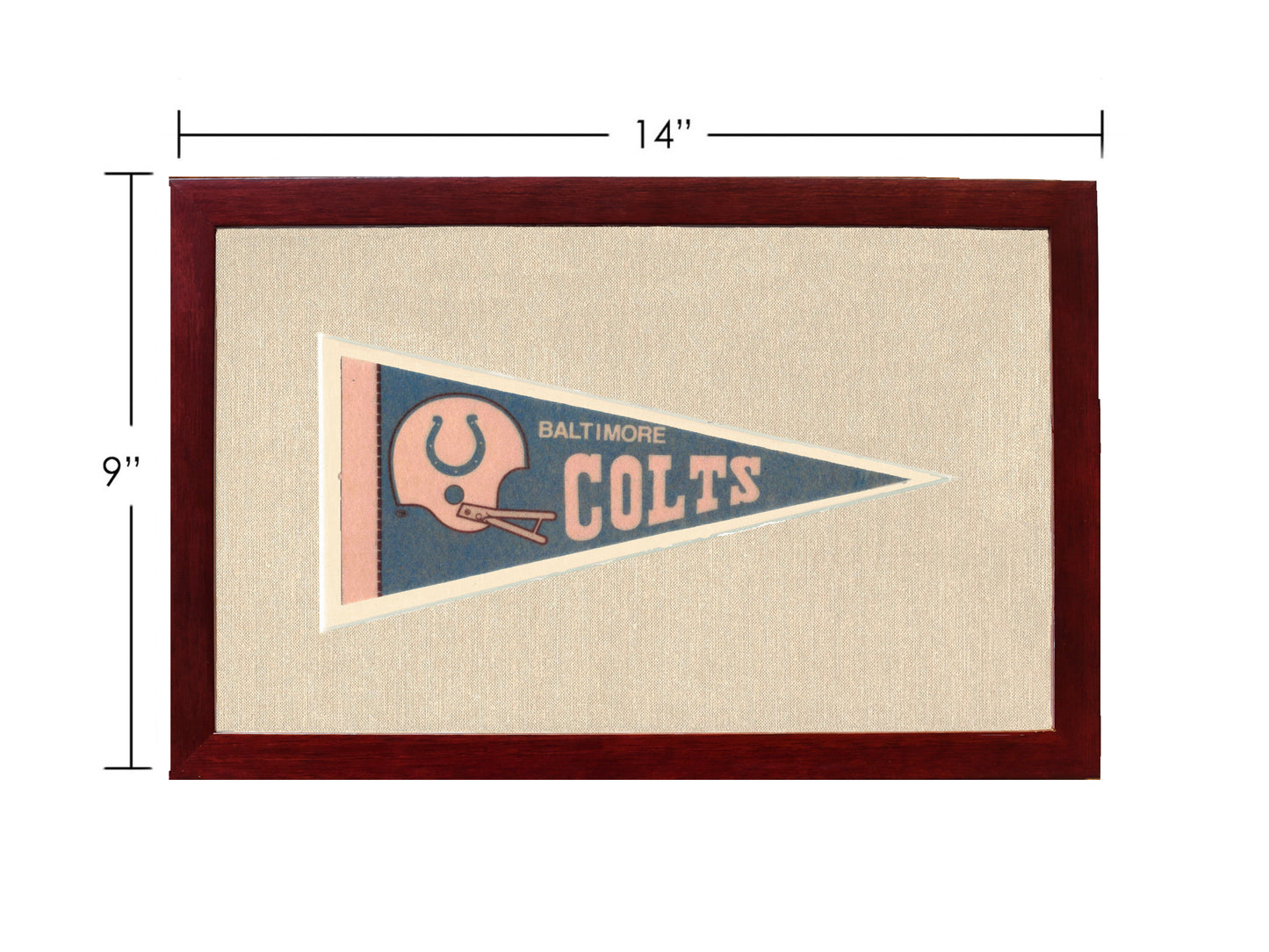 Vintage Baltimore Colts Pennant