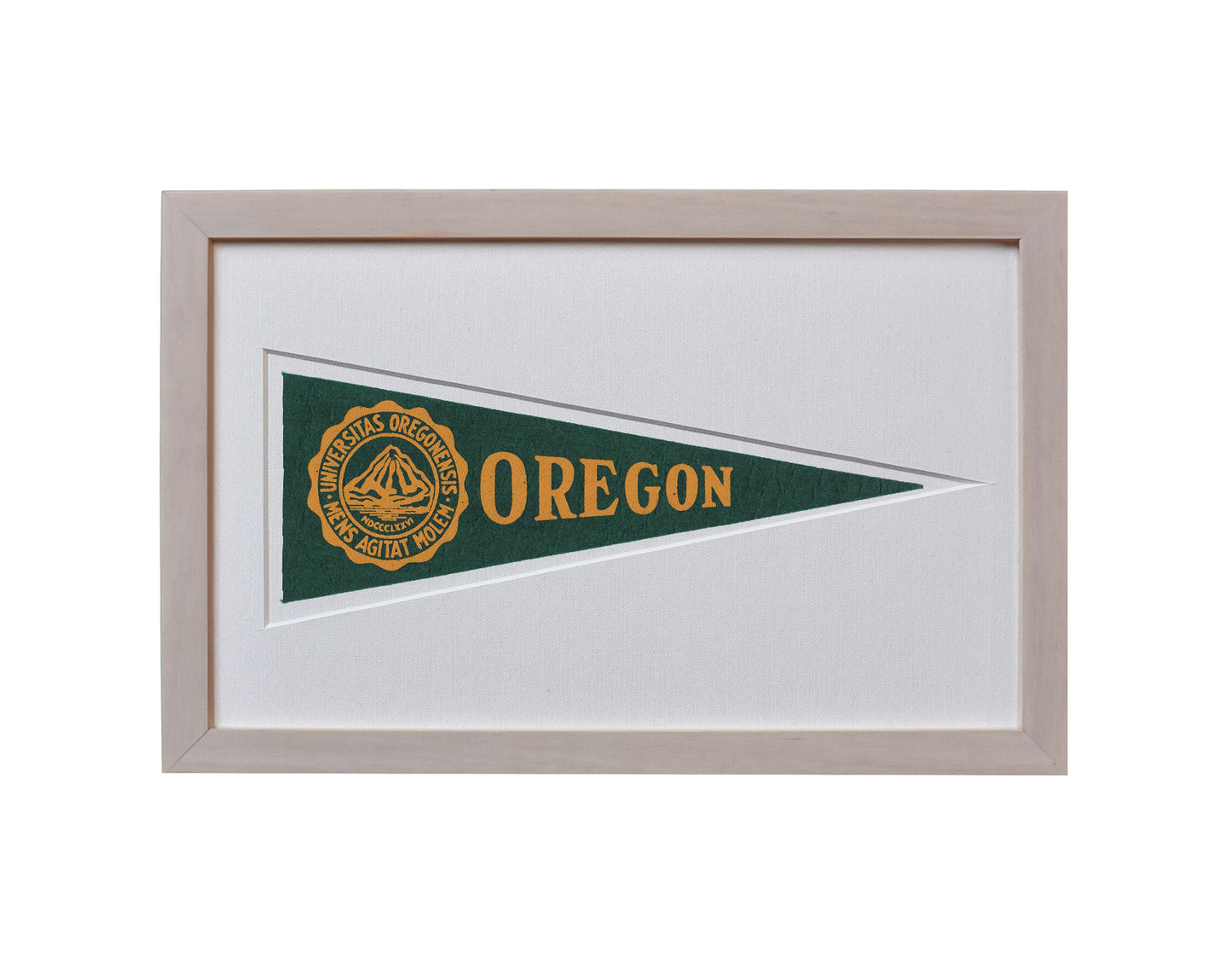 Vintage University of Oregon Hormel Pennant