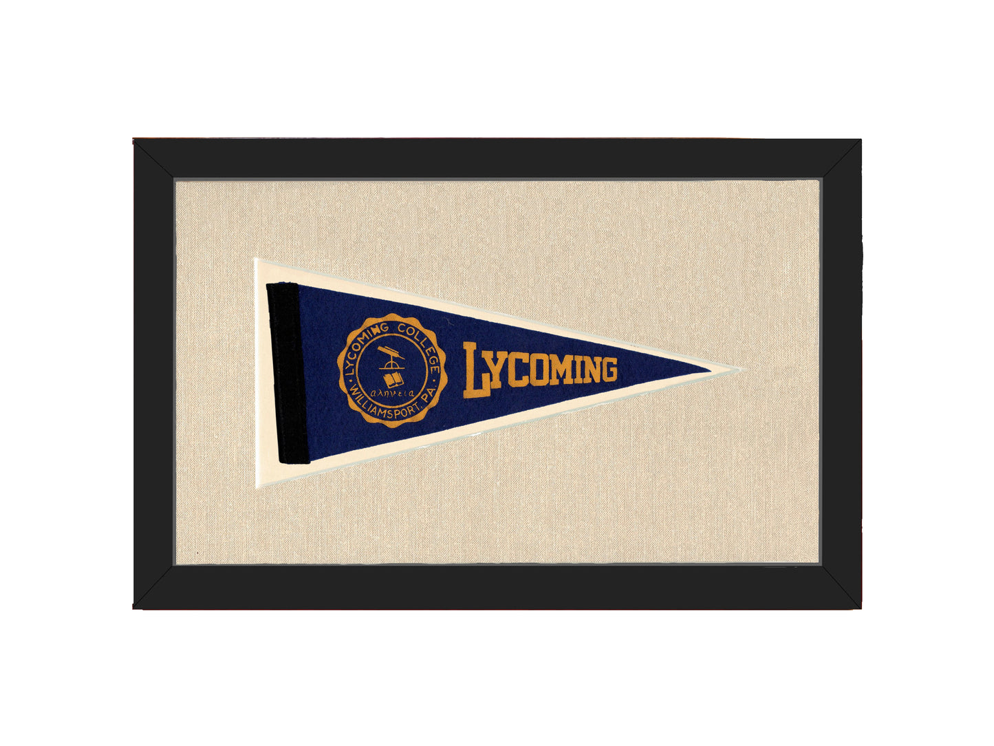 Vintage Lycoming College Pennant