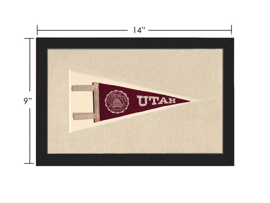 Vintage University of Utah Pennant