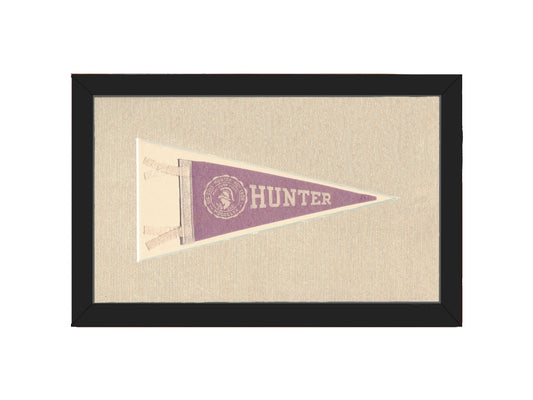 Vintage Hunter College Pennant
