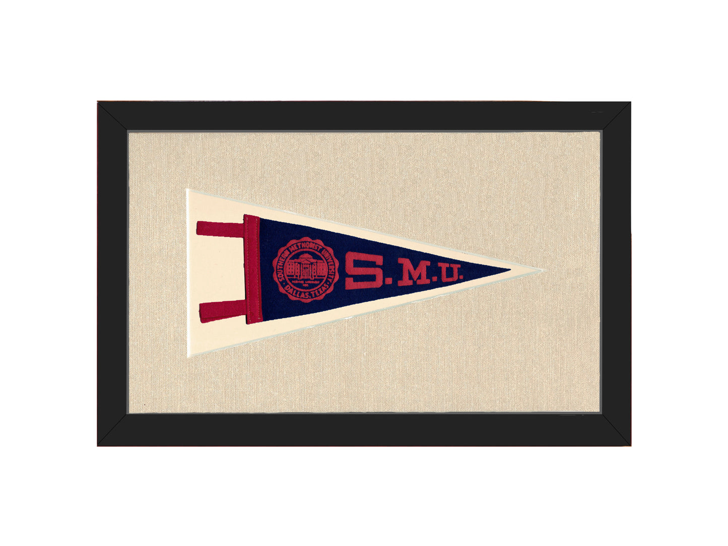 Vintage Southern Methodist University Pennant
