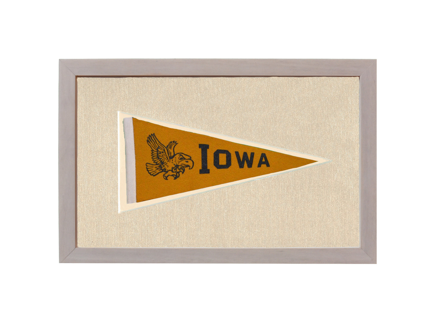 Vintage University of Iowa Pennant