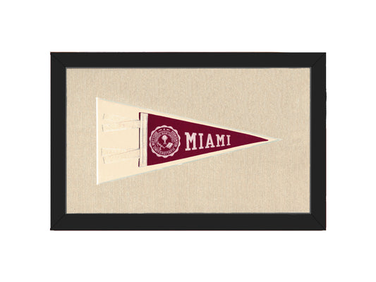 Vintage Miami University Pennant