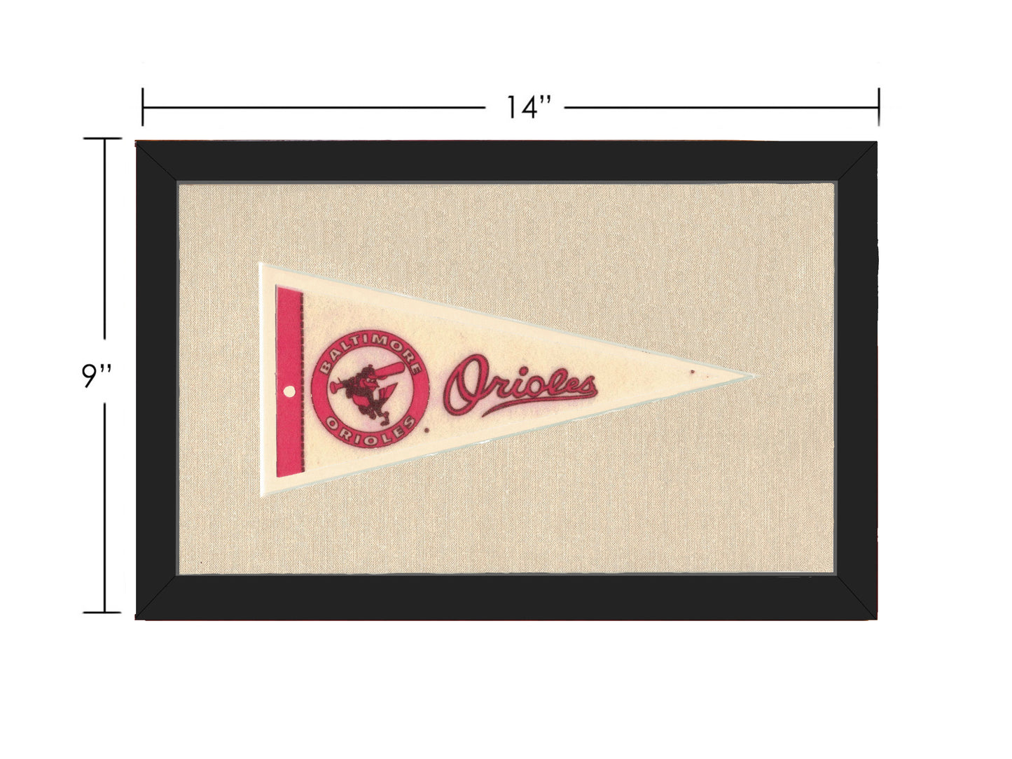 Vintage Baltimore Orioles Pennant