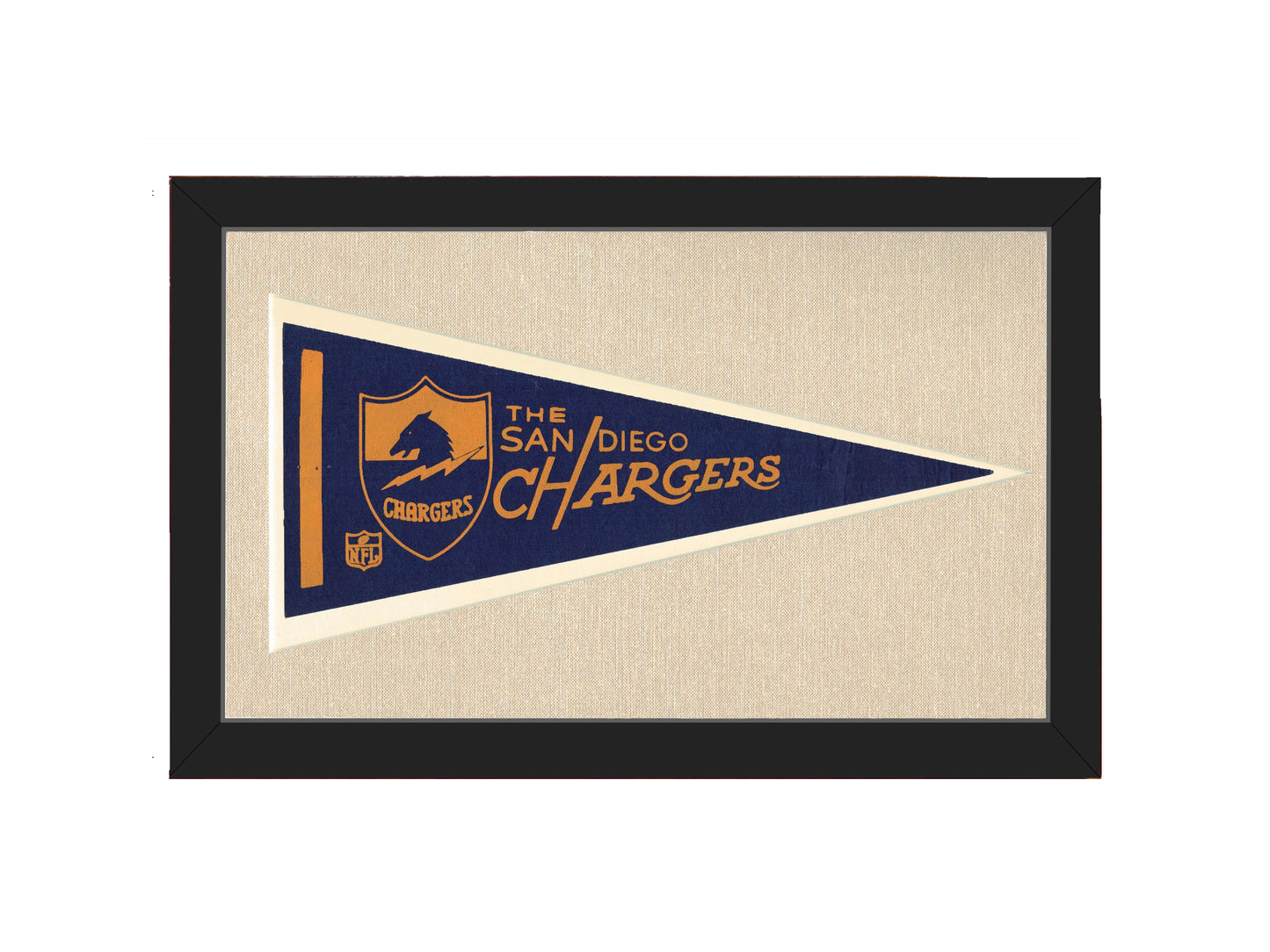 Vintage San Diego Chargers Pennant