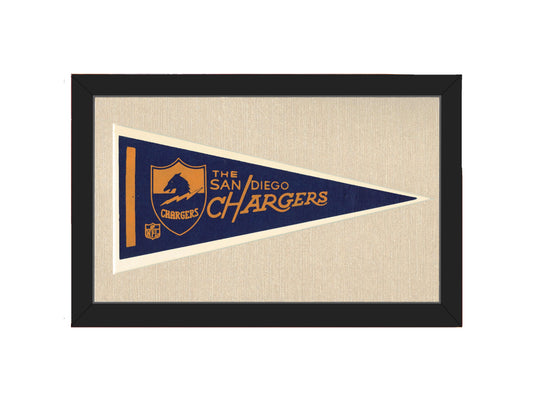 Vintage San Diego Chargers Pennant