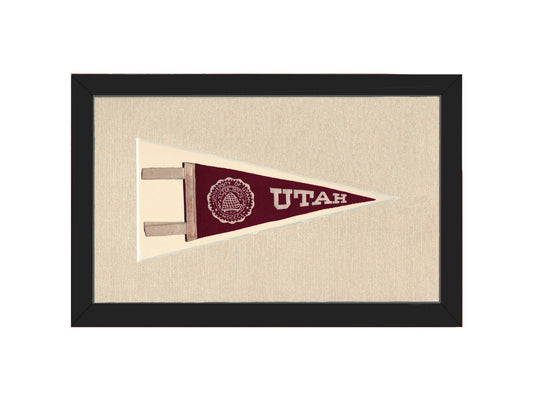 Vintage University of Utah Pennant