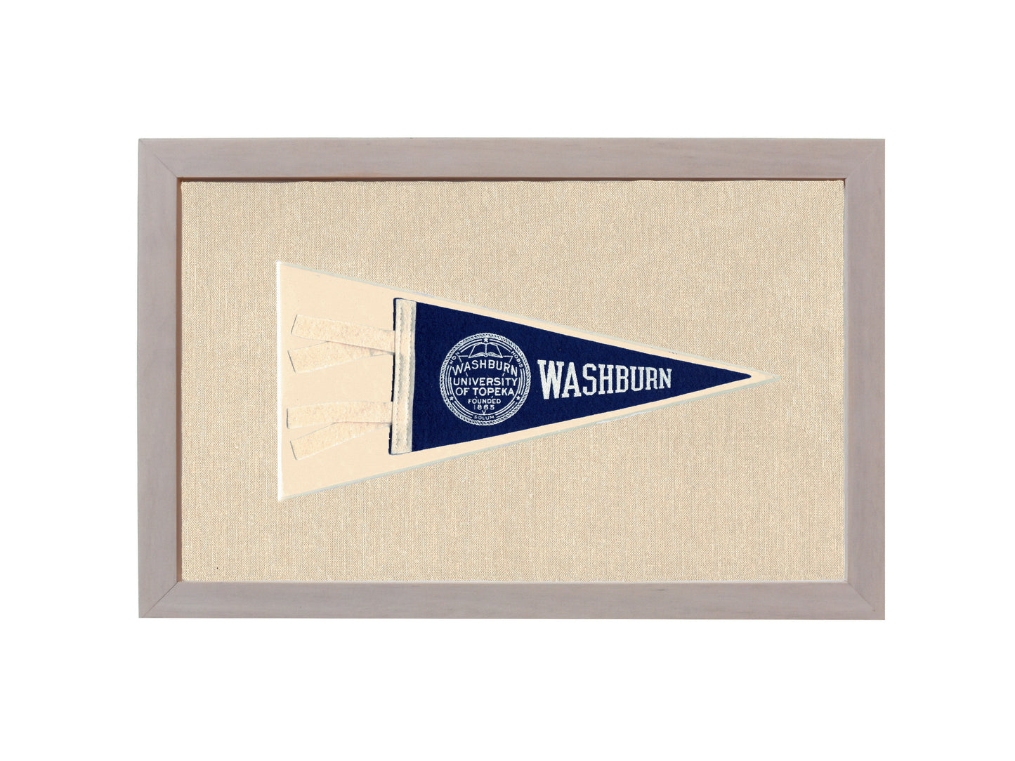 Vintage Washburn University Pennant
