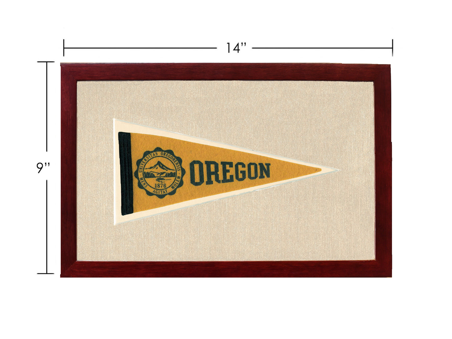 Vintage University of Oregon Pennant