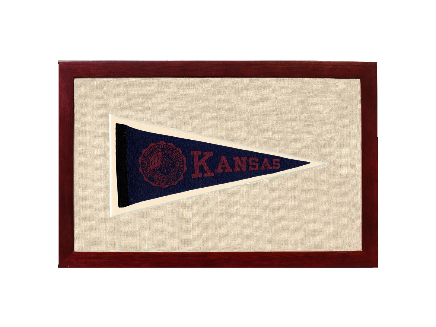 Vintage University of Kansas Pennant