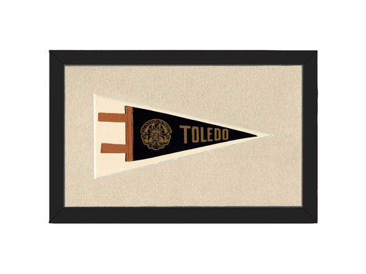 Vintage University of Toledo Pennant