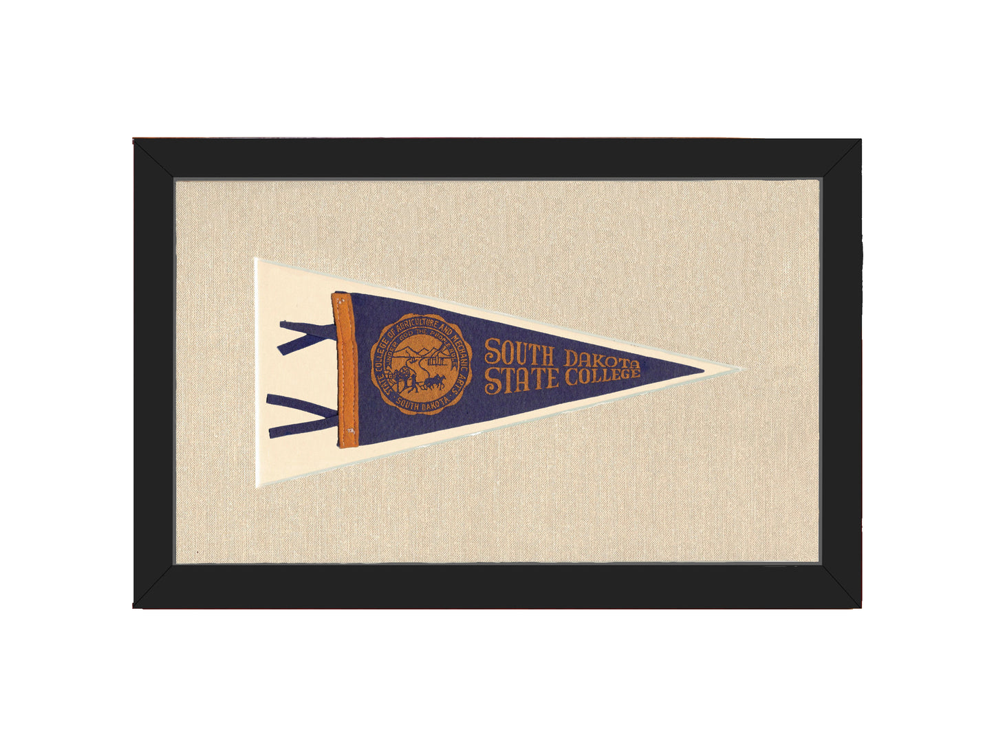 Vintage South Dakota State College Pennant