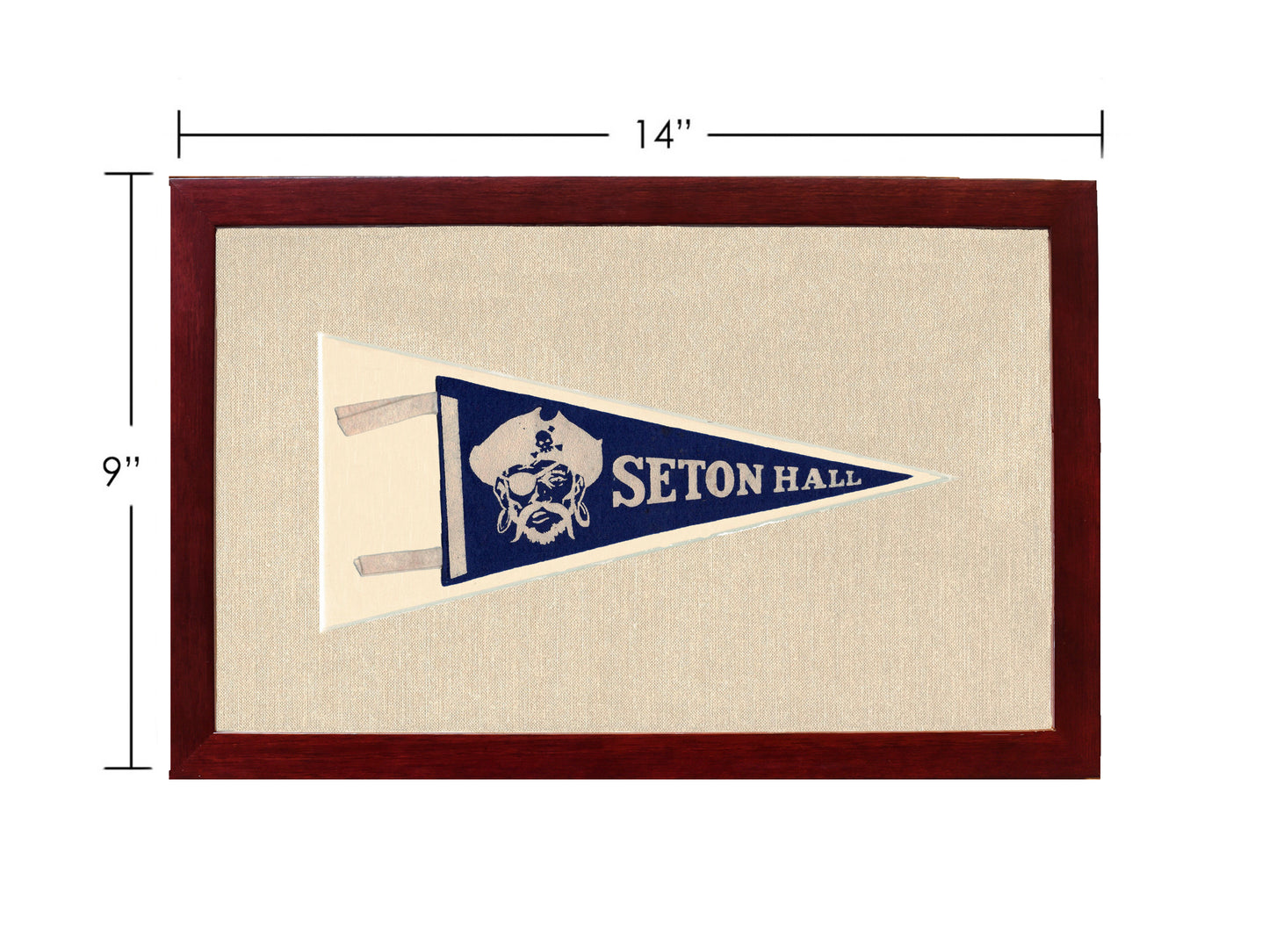 Vintage Seton Hall University Pennant