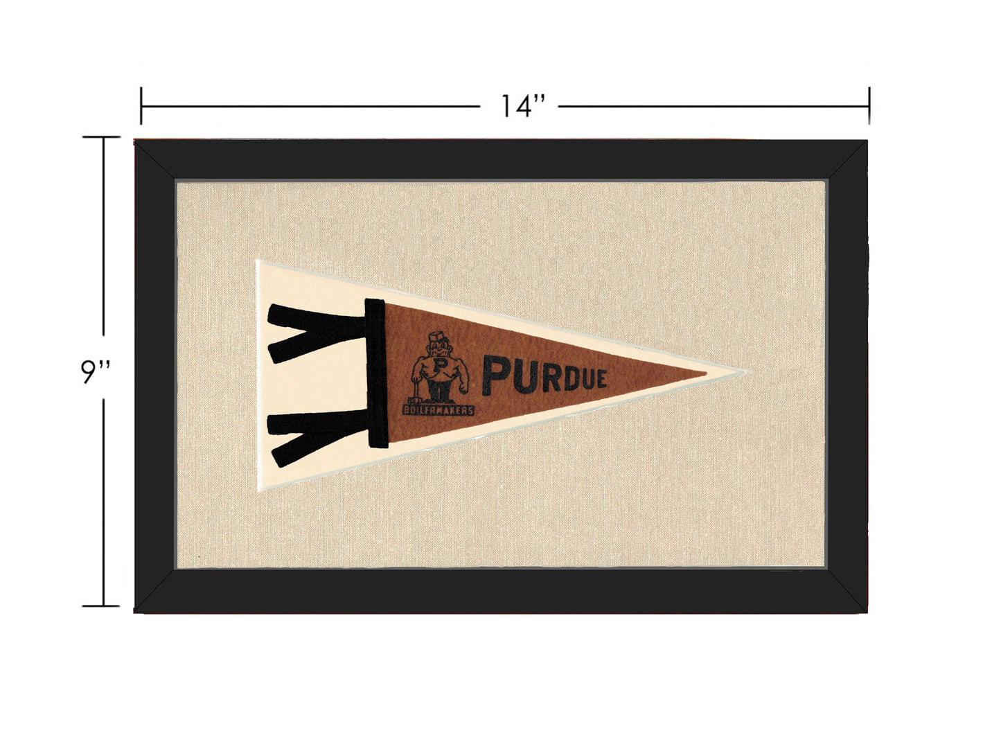 Vintage Purdue Pennant