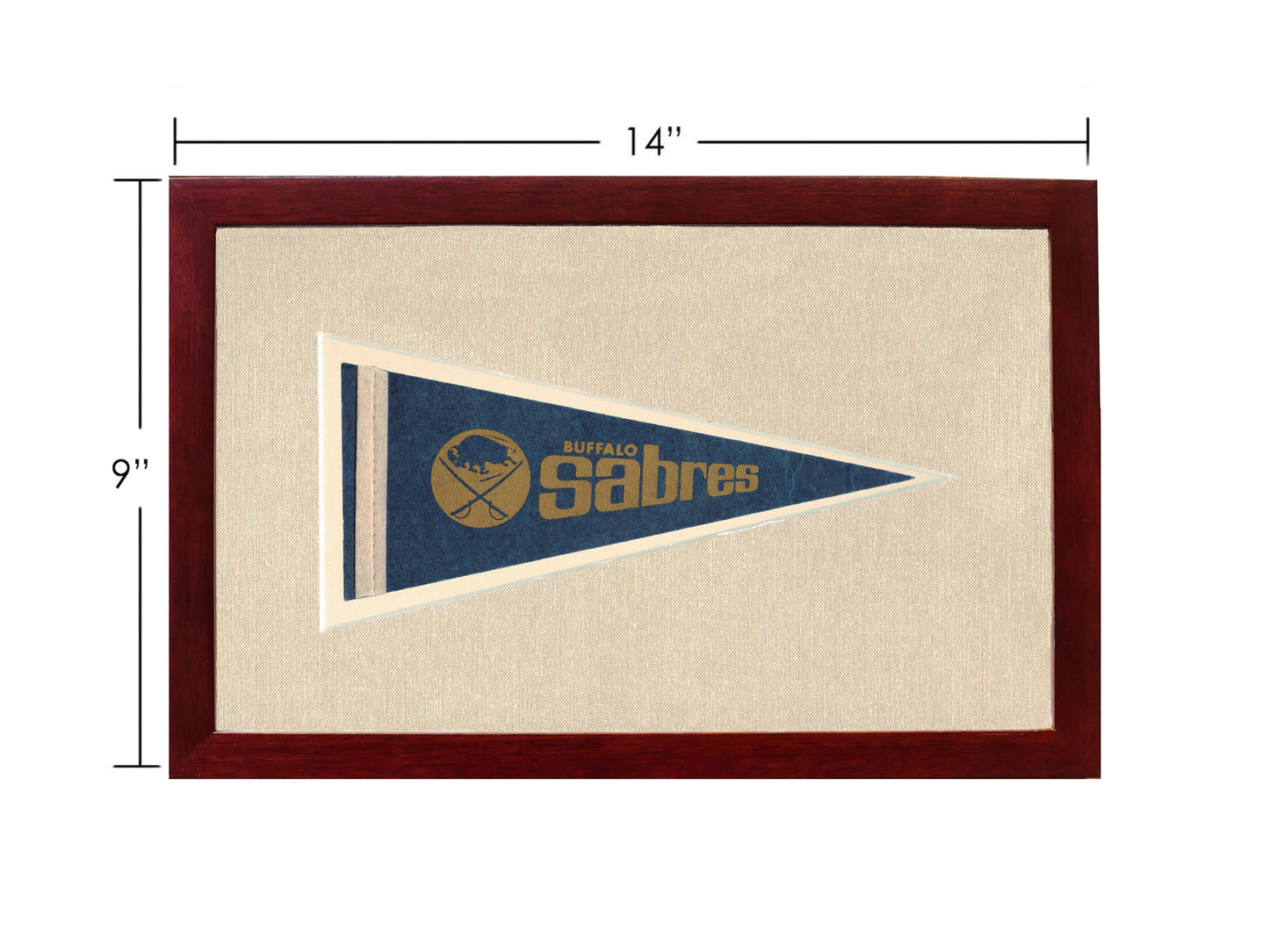 Vintage Buffalo Sabres Pennant