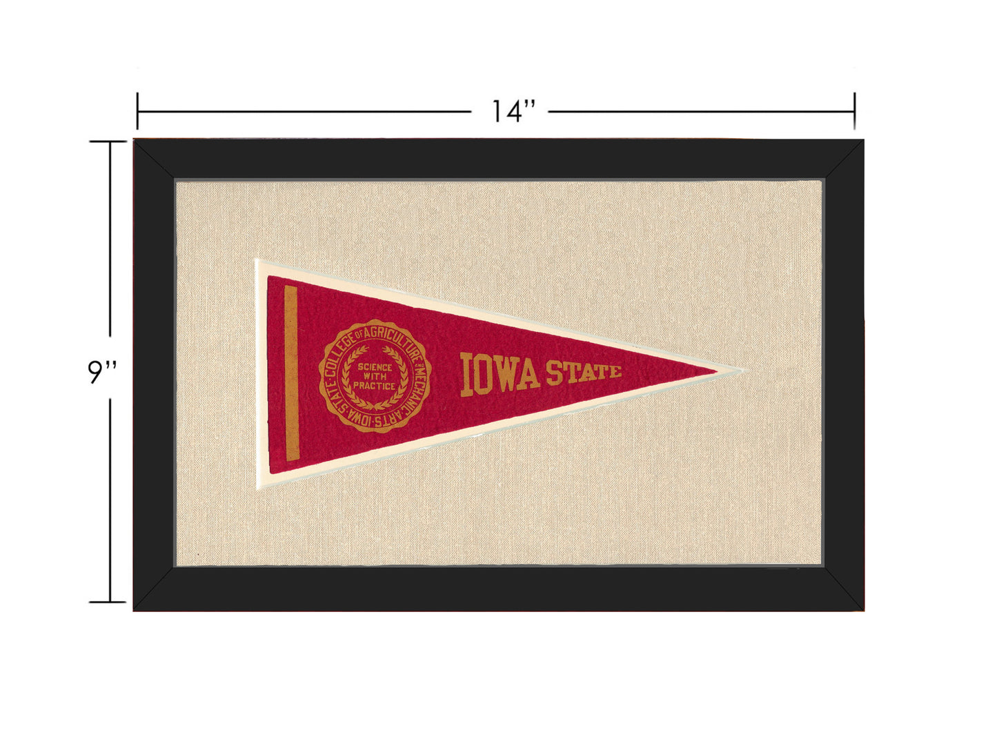 Vintage Iowa State Pennant